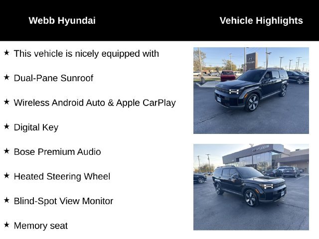 Used 2024 Phantom Black Hyundai Limited image 4