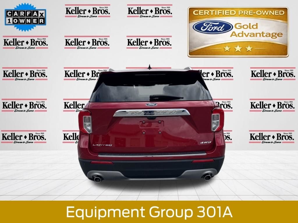 Certified Used 2023 Rapid Red Metallic Tinted Clearcoat Ford Limited image 7