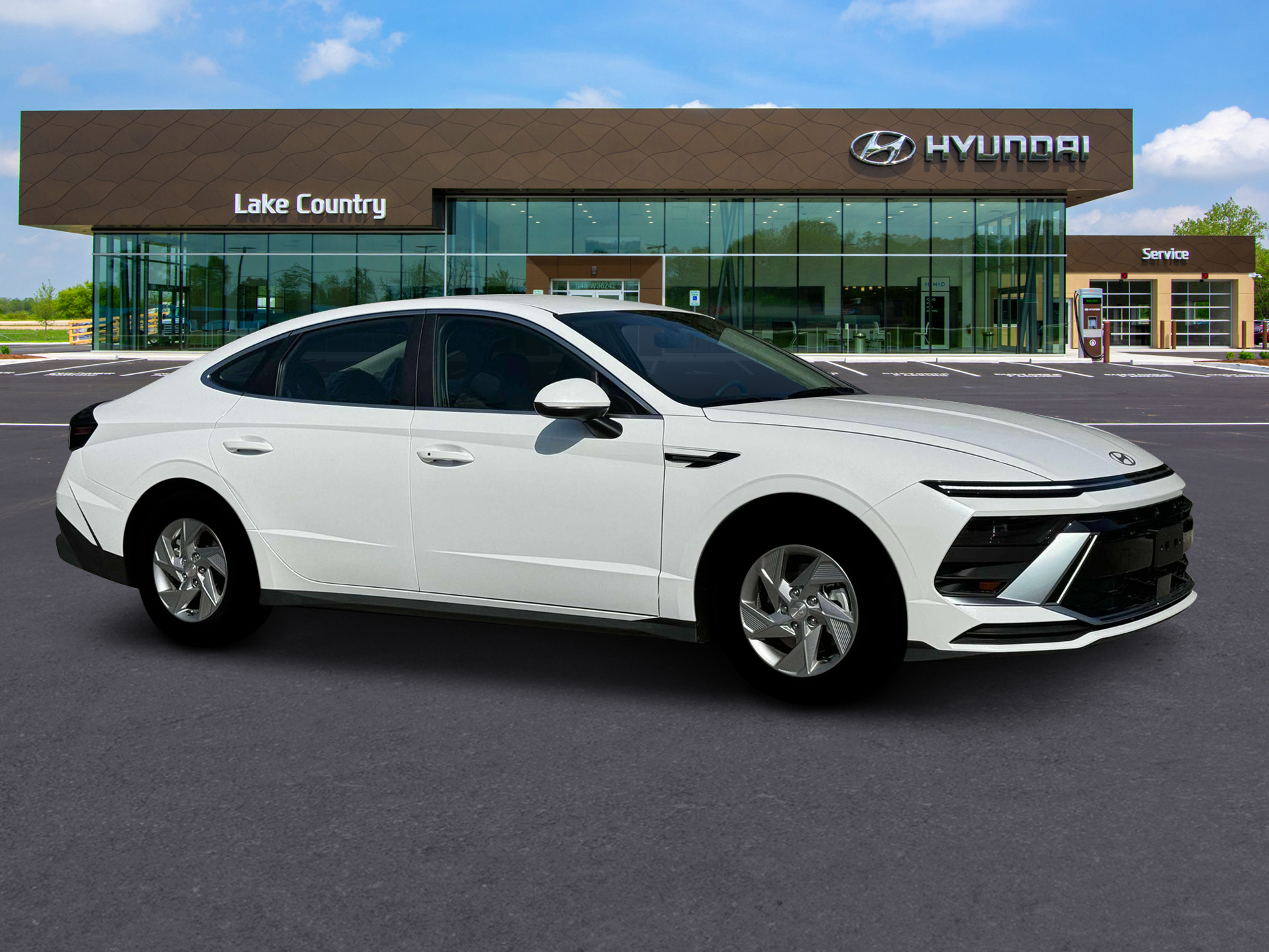 New 2025 White Hyundai SE image 10