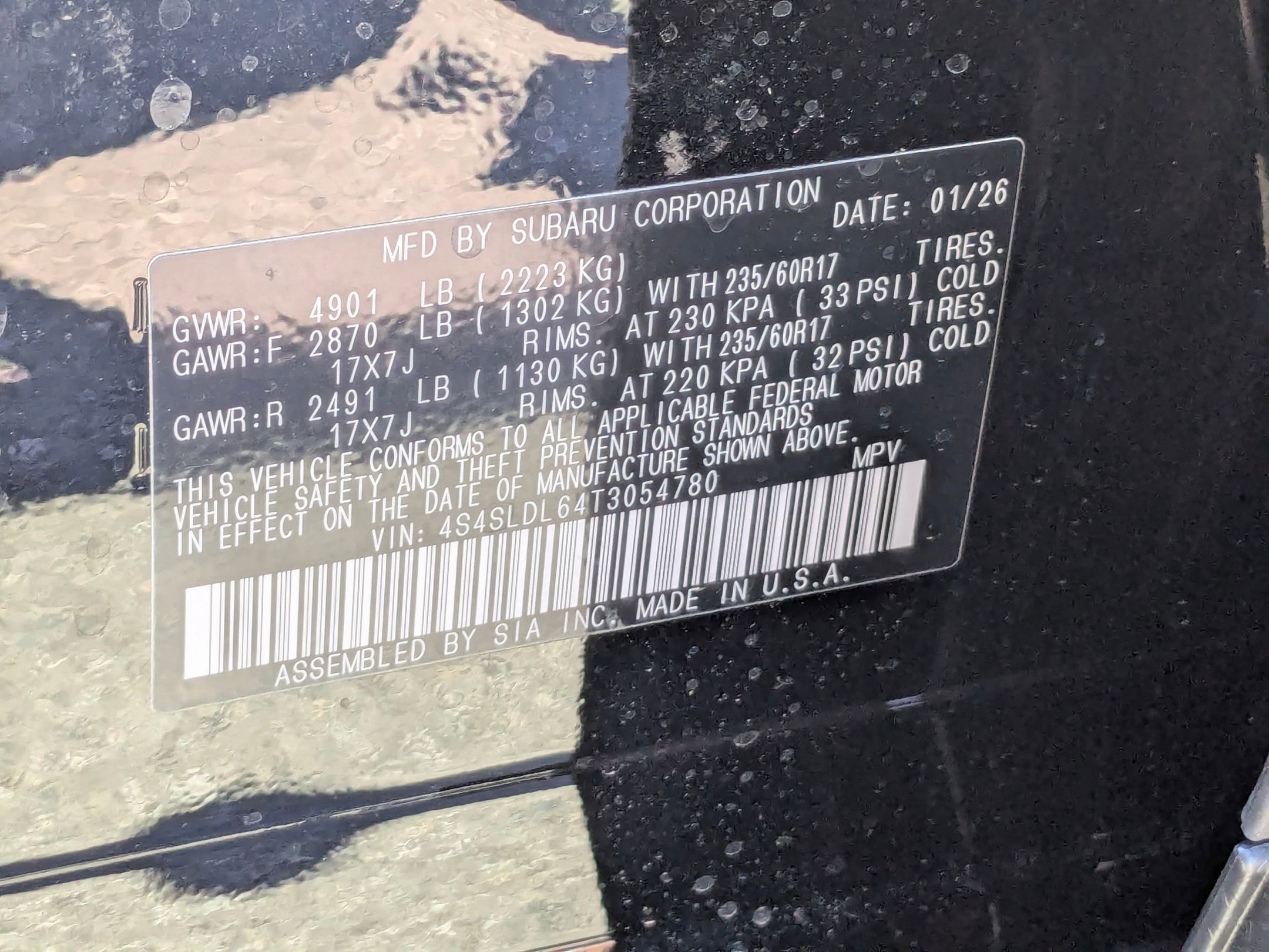New 2026 CRYSTAL BLACK SILICA Subaru Wilderness image 16
