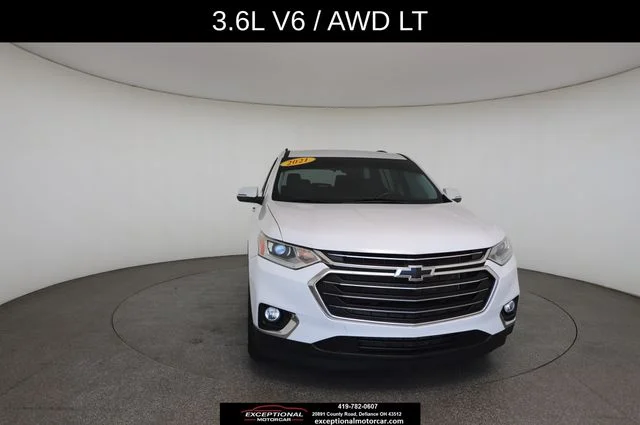 Used 2021 White Chevrolet 3LT W/Leather image 30