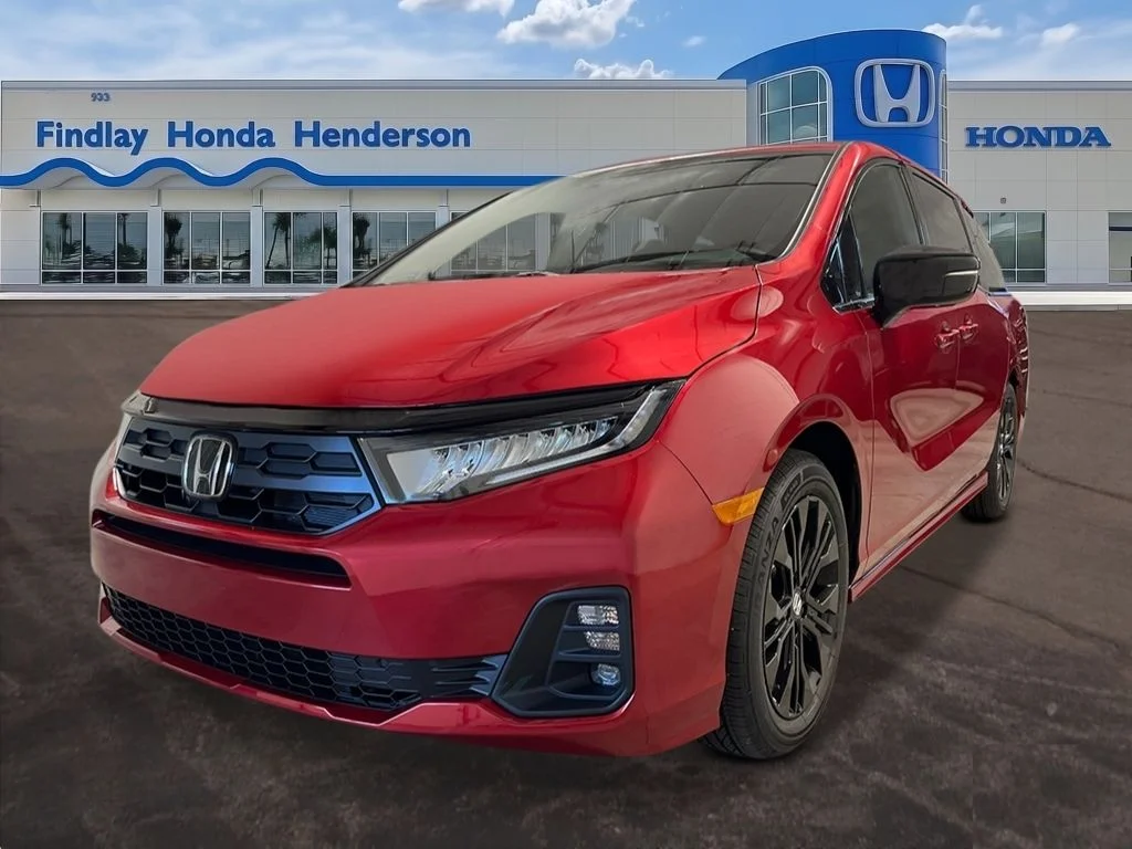 New 2026 Radiant Red Metallic II Honda Sport-L image 1