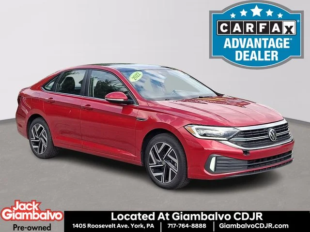 Used 2022 Red Volkswagen 1.5T SEL image 1