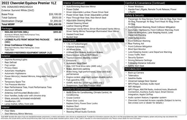 Used 2022 White Chevrolet Premier image 21