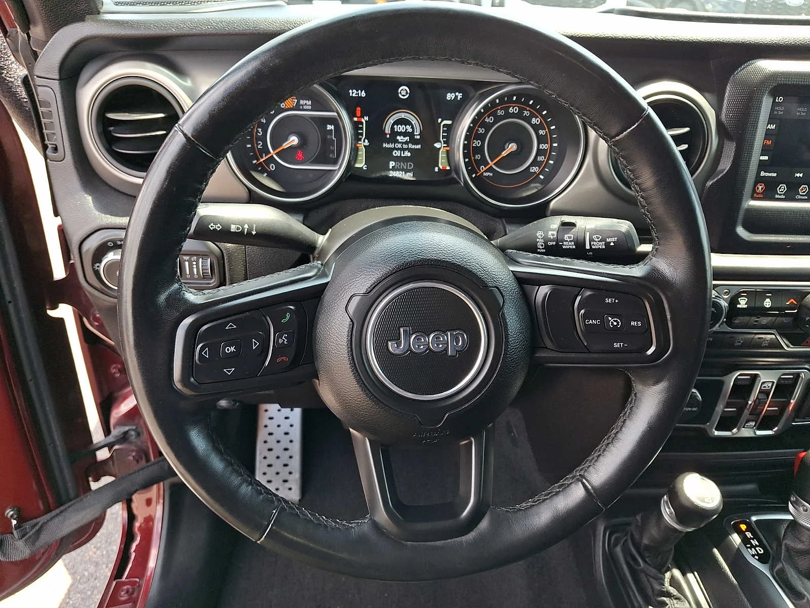 Used 2021 Snazzberry Pearlcoat Jeep Unlimited Willys image 18