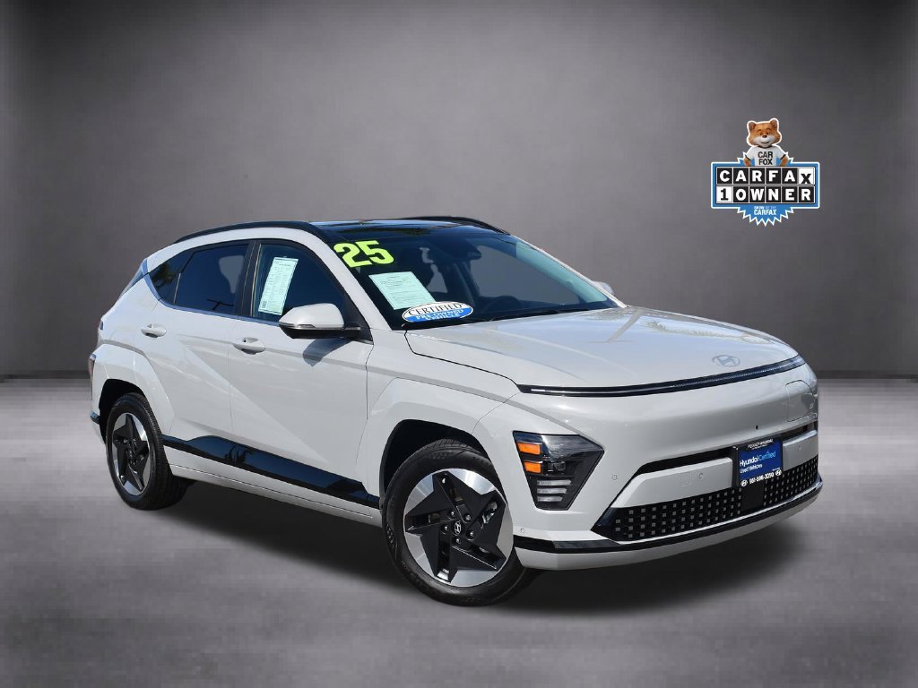 Certified 2025 Hyundai Kona EV Limited with VIN KM8HE3A60SU019731 for sale in Moreno Valley, CA