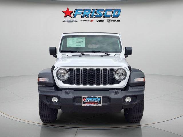 New 2026 Bright White Clear-Coat Exterior Paint Jeep Sport image 2