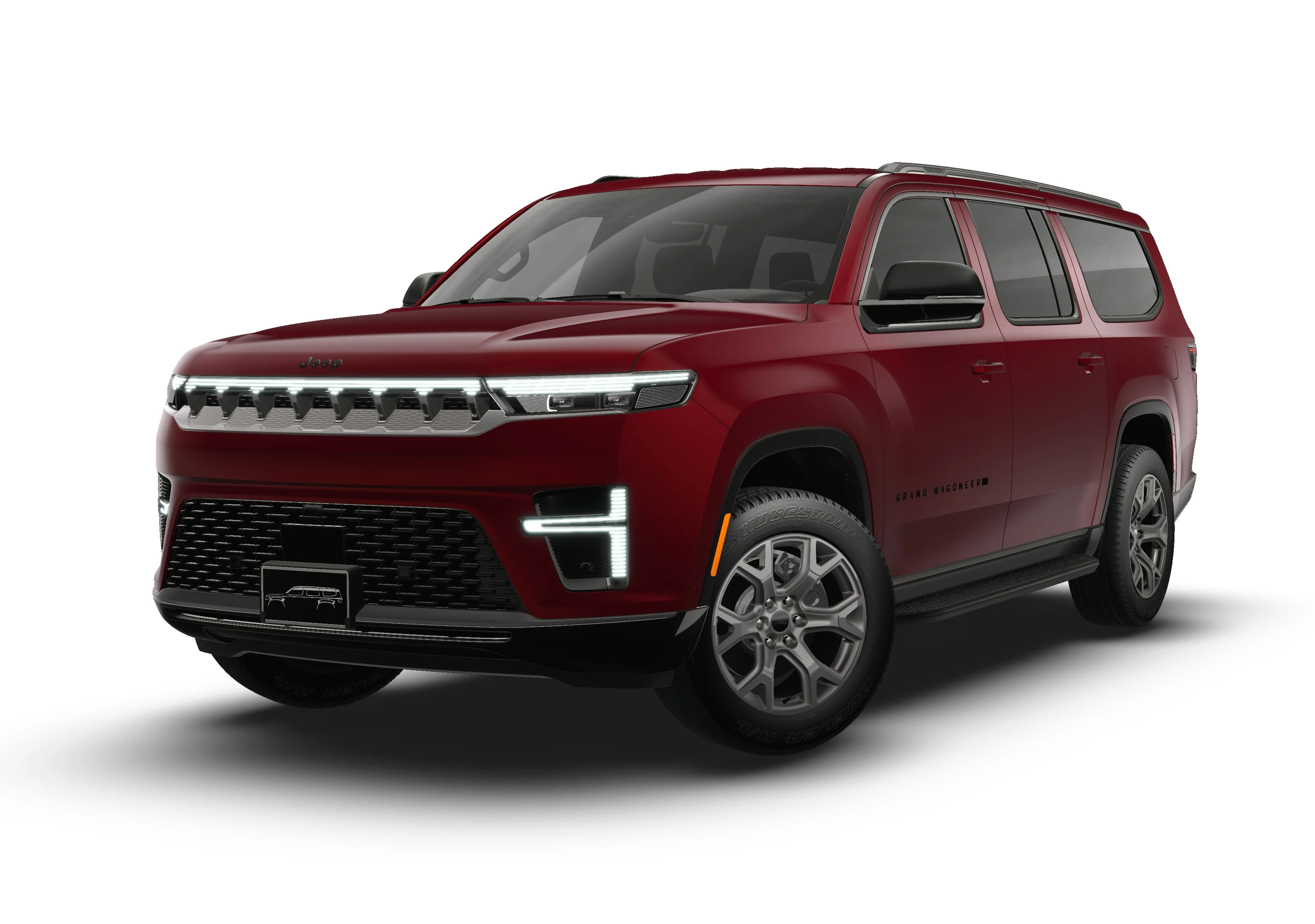 New 2026 Velvet Red Pearl-Coat Exterior Paint Jeep Grand Wagoneer image 13