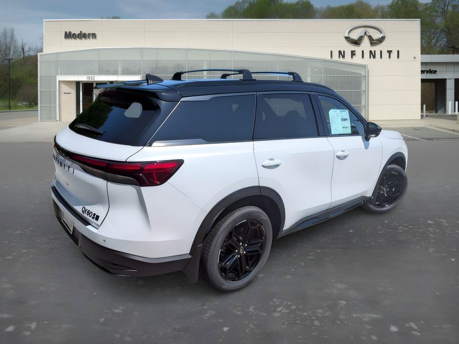 New 2027 Radiant White/Black Obsidian INFINITI SPORT image 5
