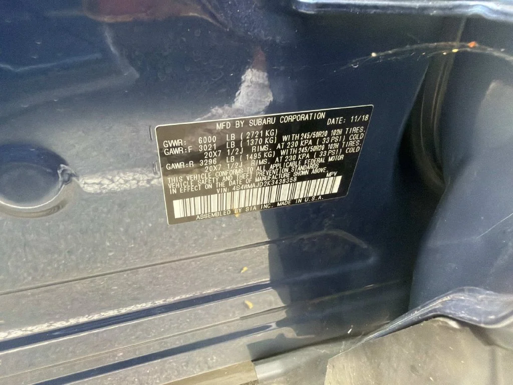 Used 2019 Blue Subaru Limited image 31