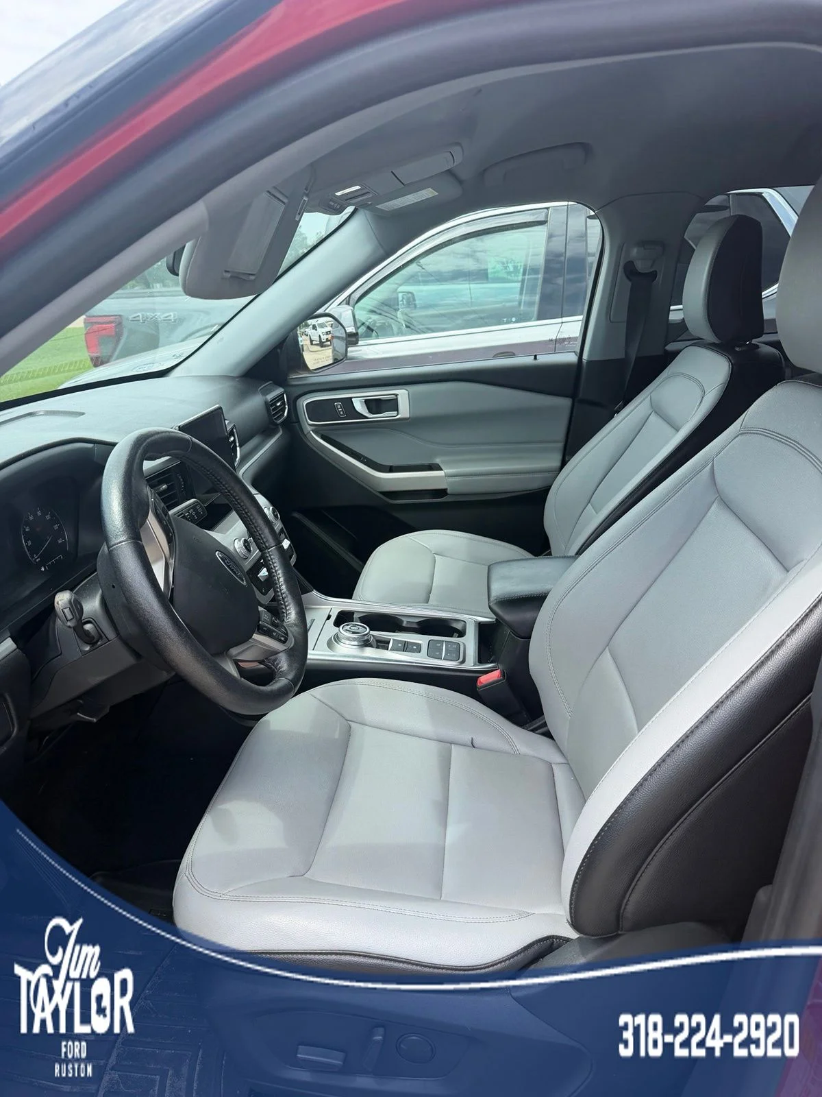 Used 2021 Red Ford XLT image 2
