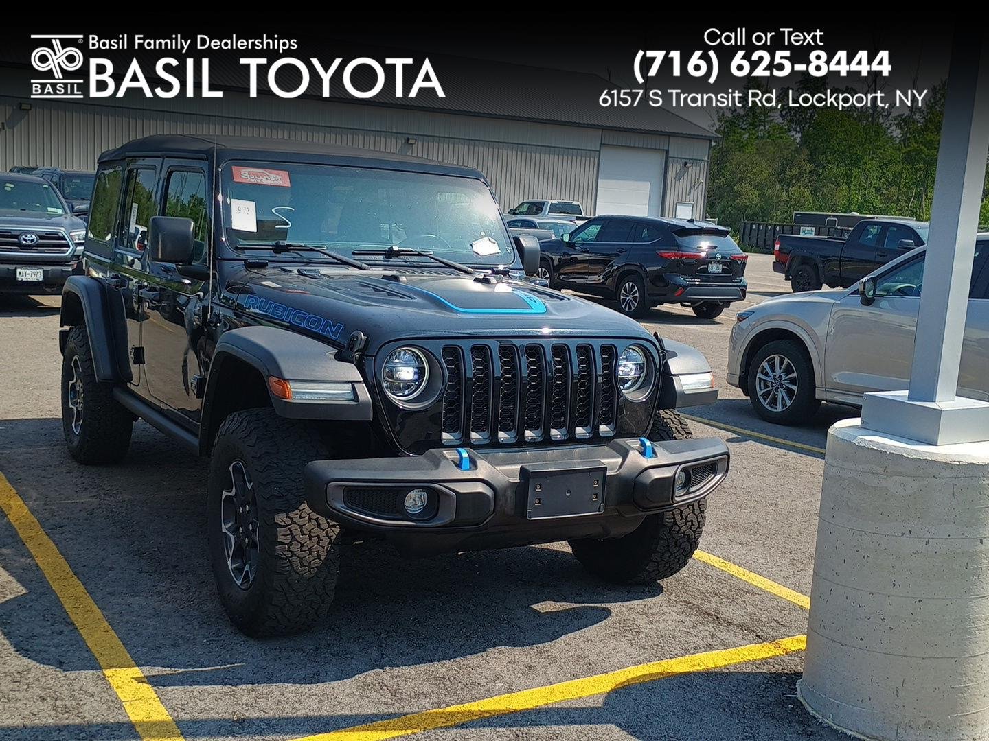 Used 2022 Black Clearcoat Jeep Unlimited Rubicon image 1