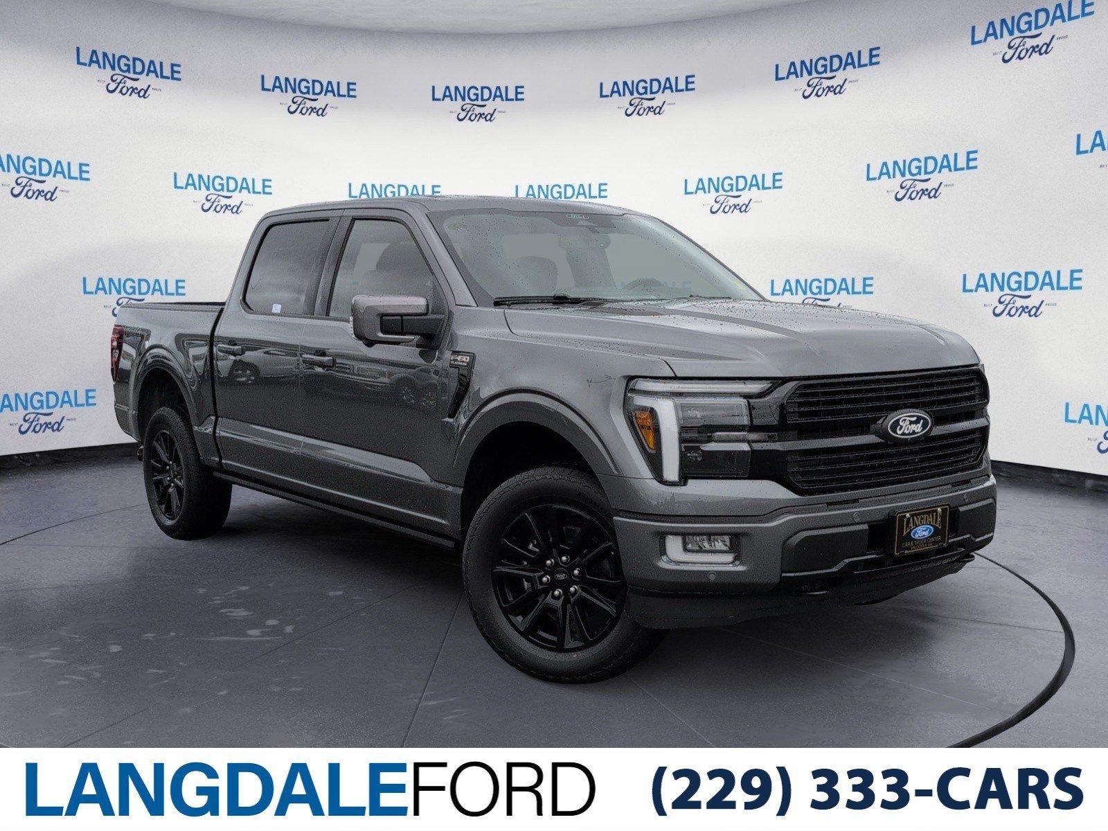 New 2026 Carbonized Gray Metallic Ford Platinum image 1