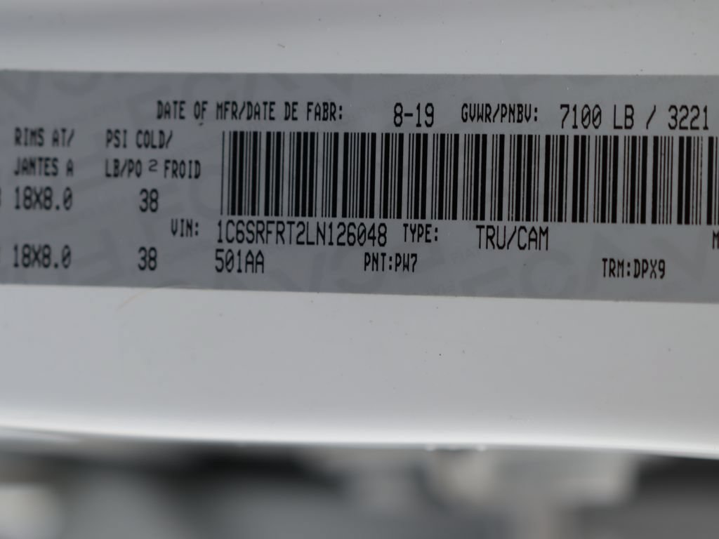 Used 2020 Bright White Ram Laramie image 47