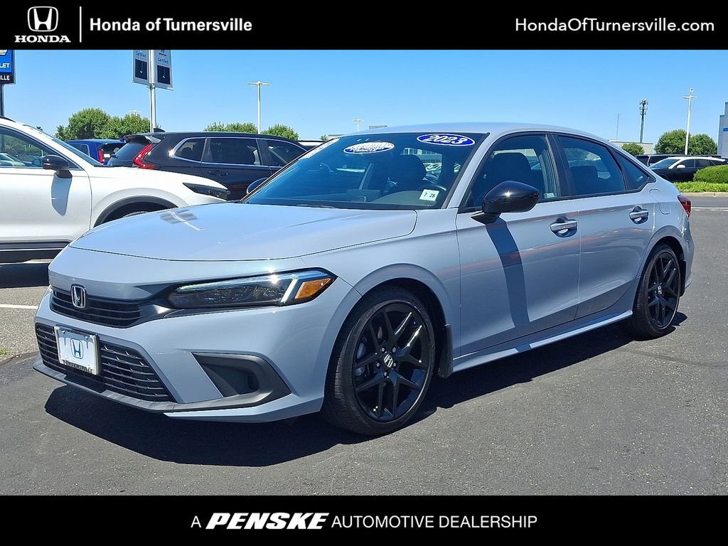 Certified Used 2023 Sonic Gray Pearl Honda 2.0L 4D SPORT image 1