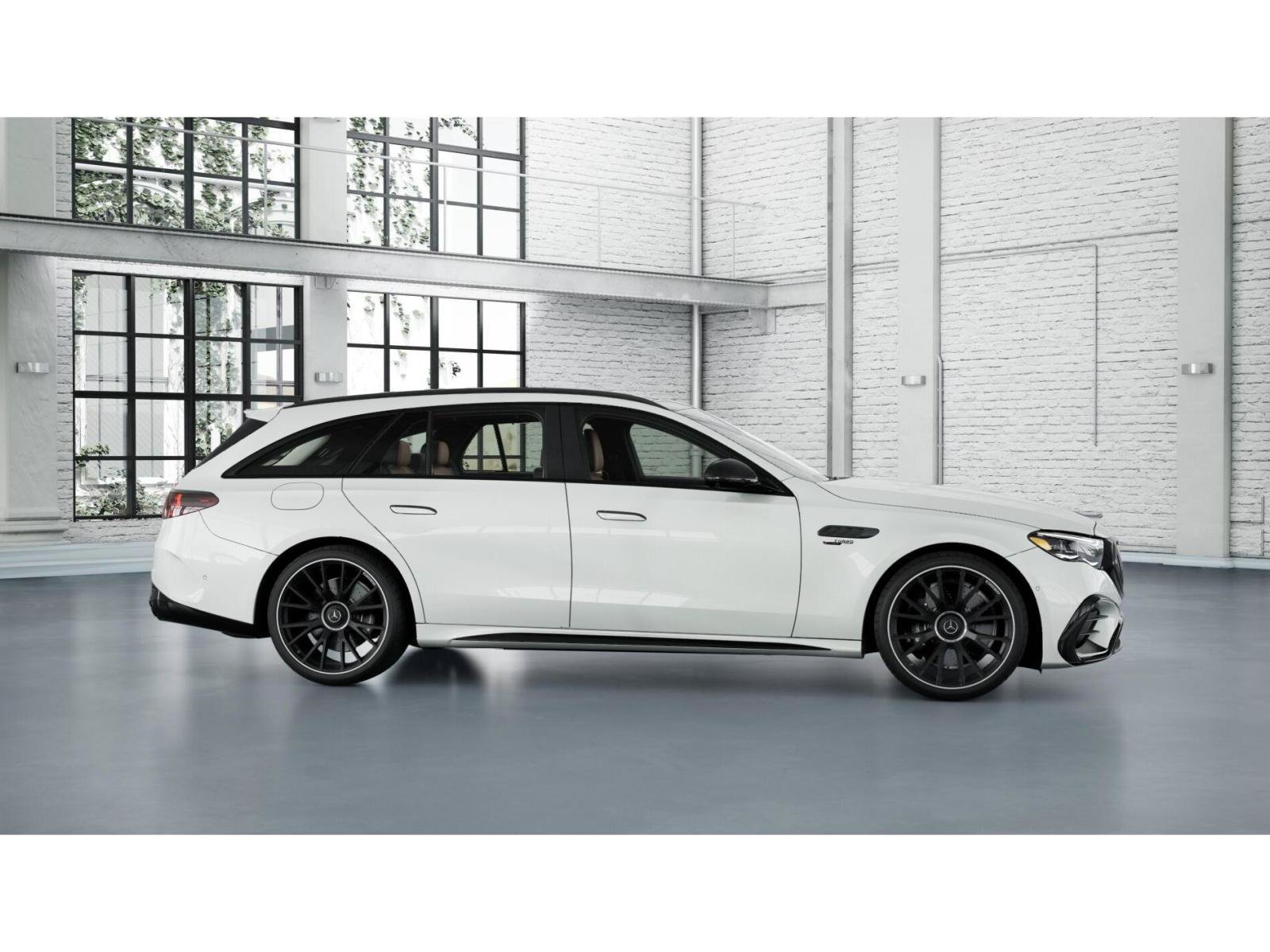 New 2027 MANUFAKTUR Moonlight White Metallic Mercedes-Benz AMG® E 53 Hybrid Wagon image 15