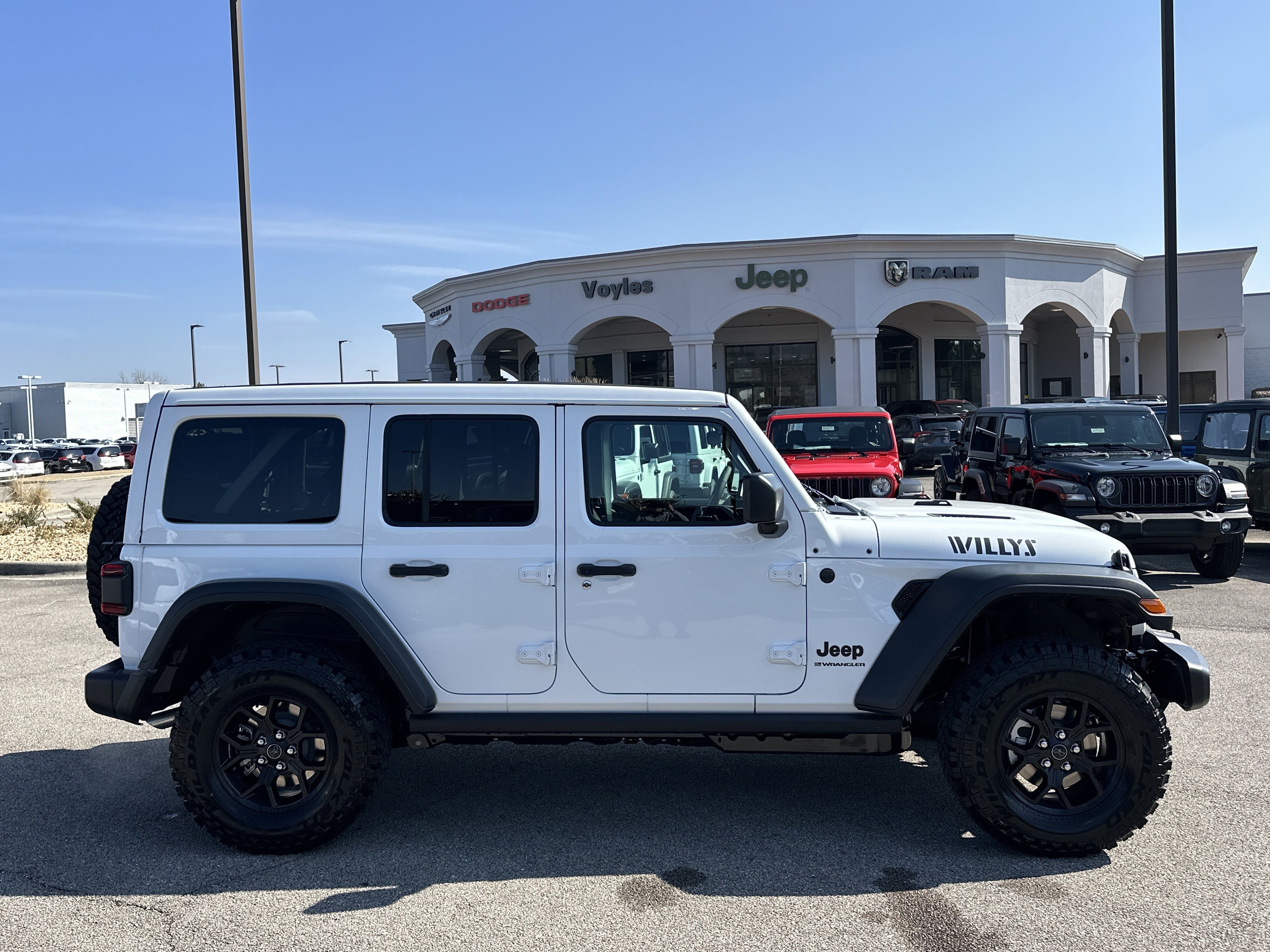 New 2026 Bright White Clear-Coat Exterior Paint Jeep Willys image 8