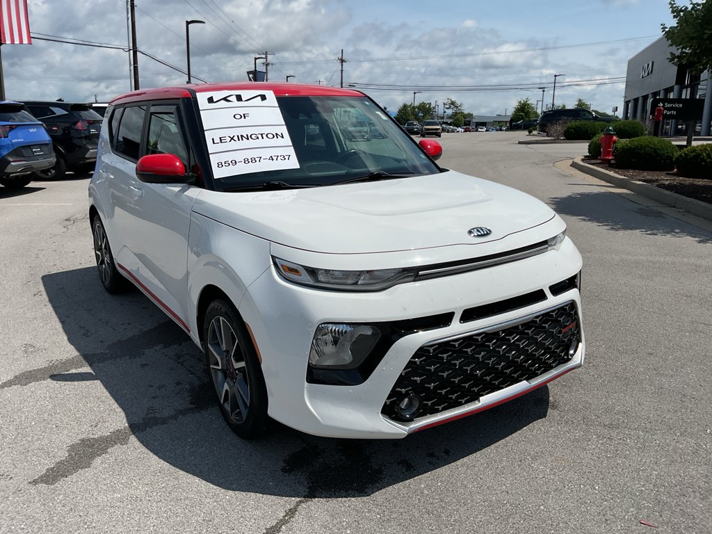 Used 2020 Clear White/Red Roof Kia GT-Line image 2