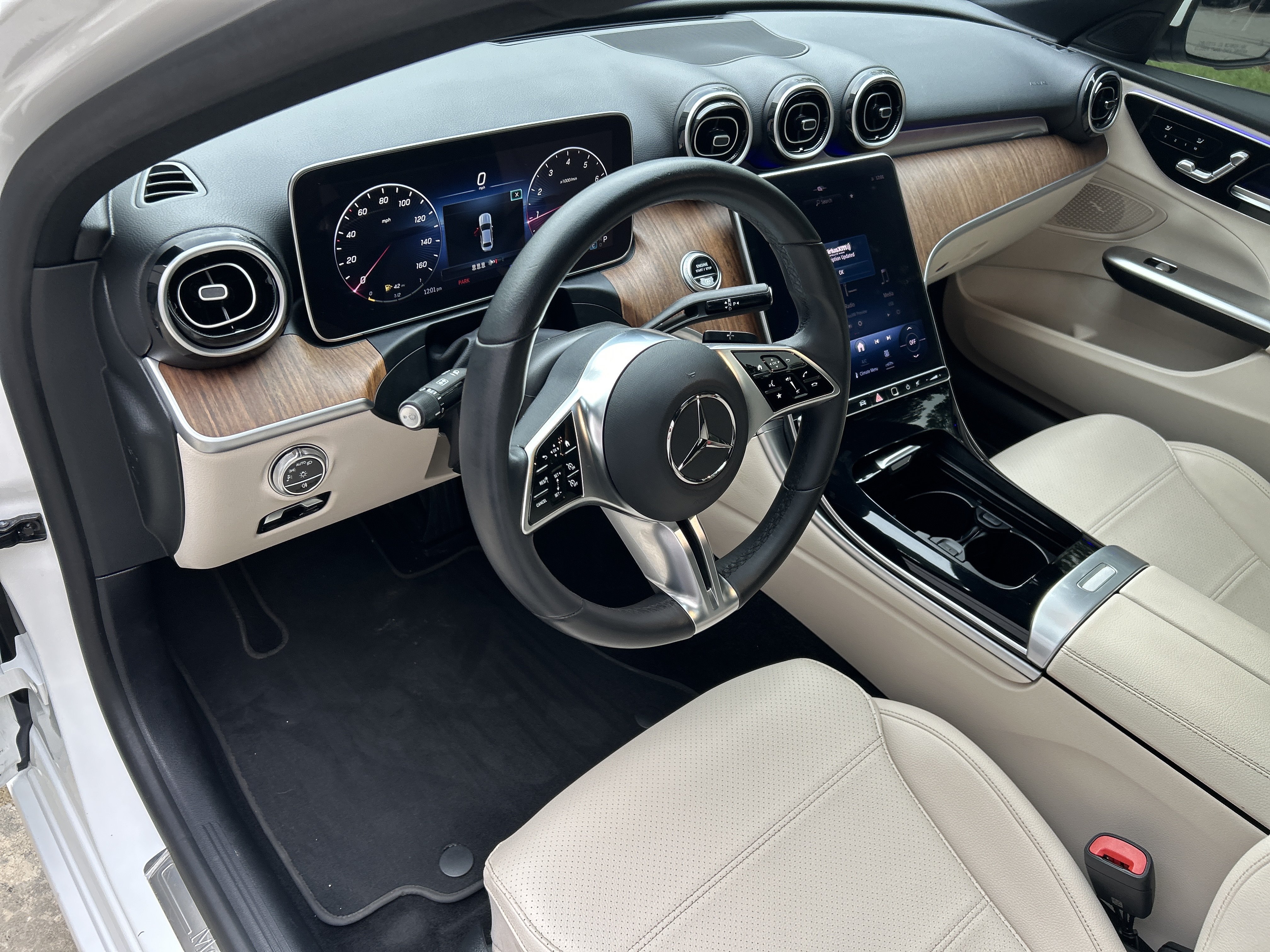 Certified Used 2024 Polar White Mercedes-Benz C 300 Sedan image 21