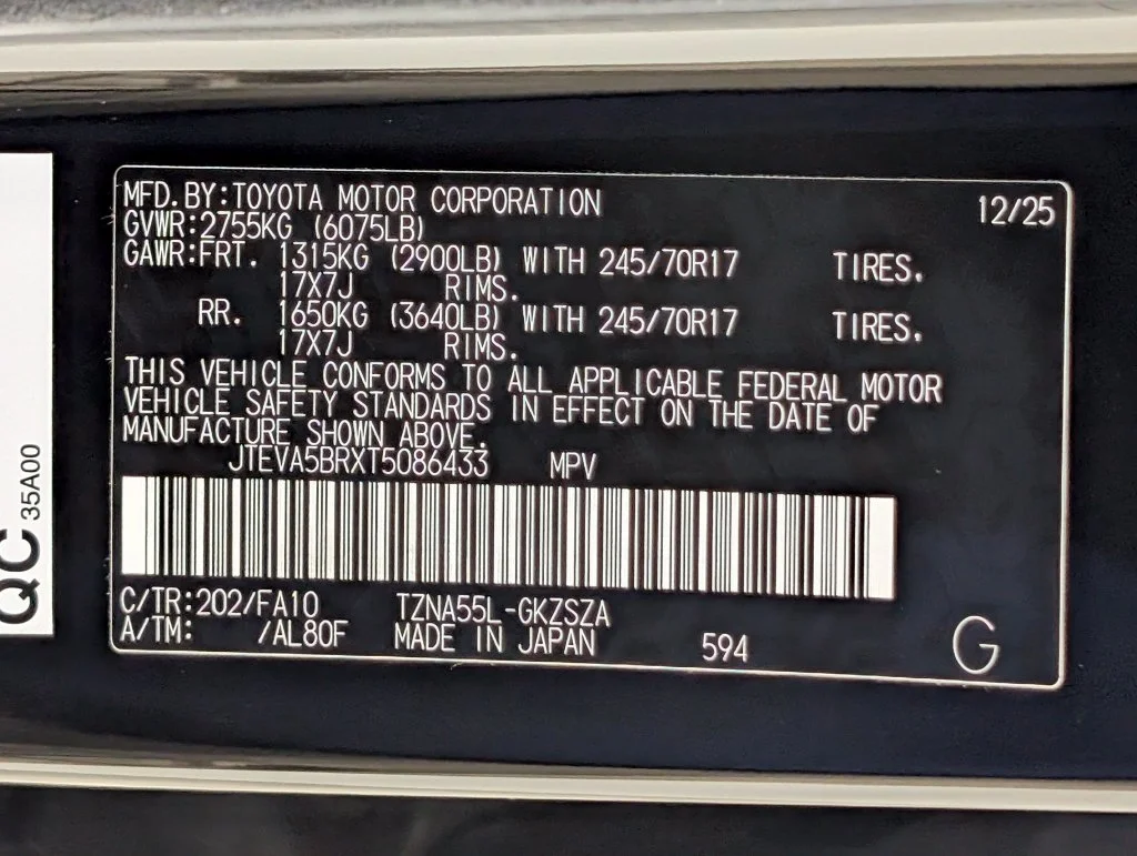 Certified Used 2026 Black Toyota SR5 image 24
