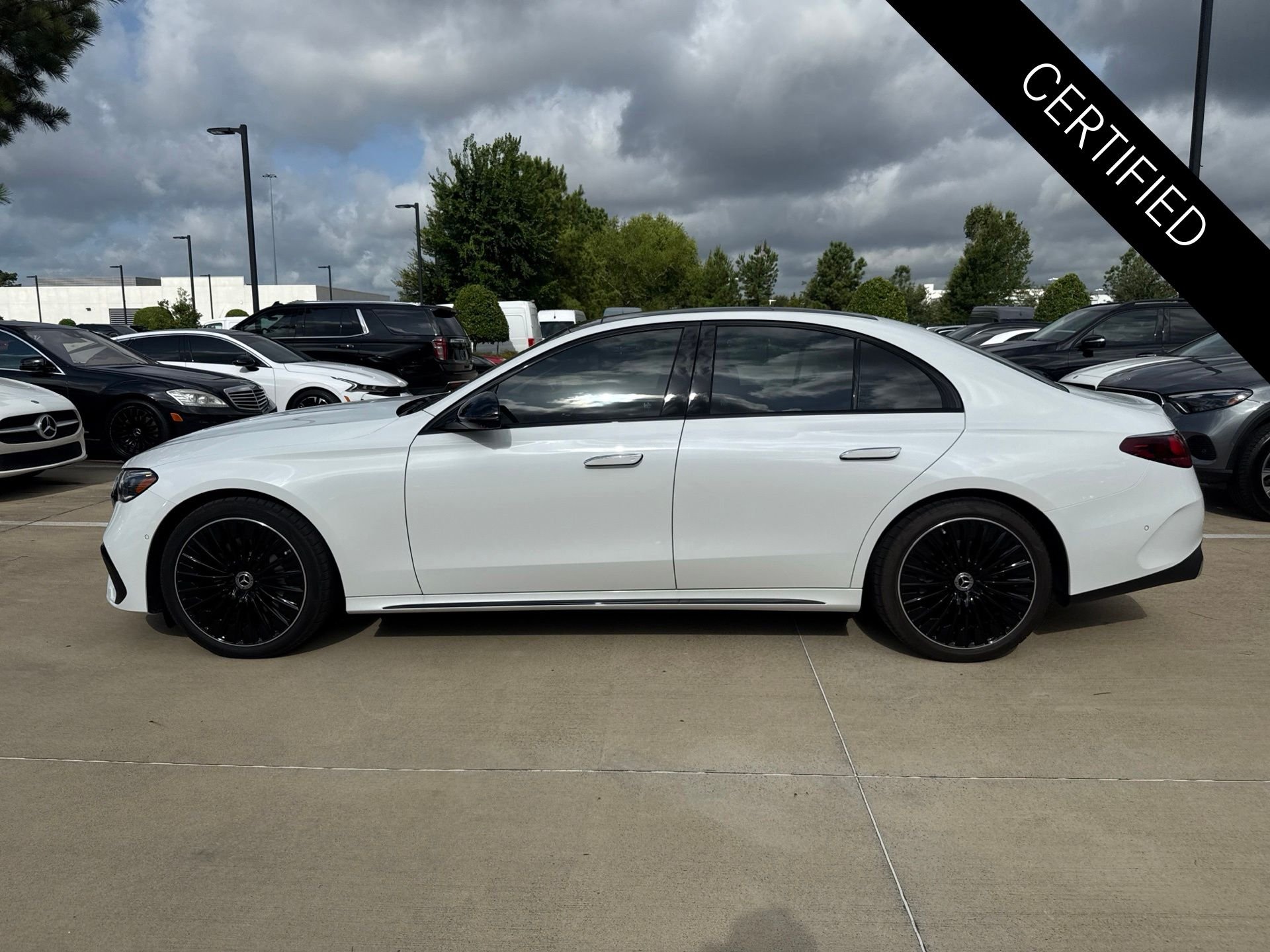 Certified Used 2024 MANUFAKTUR Moonlight White Metallic Mercedes-Benz E 350 image 7