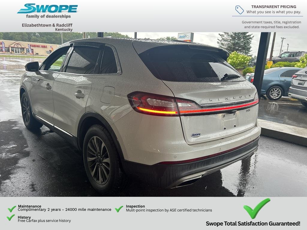 Used 2019 White Platinum Metallic Tri-Coat Lincoln Select image 6