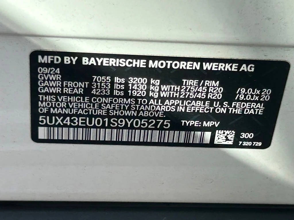 Certified Used 2025 White BMW xDrive50e image 49