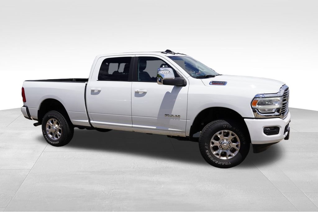 Used 2024 Bright White Clearcoat Ram Laramie image 2