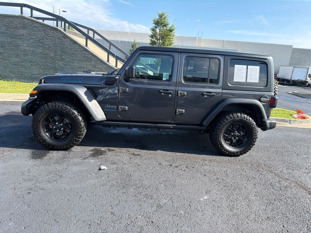 Used 2024 Gray Jeep Willys 4xe image 4