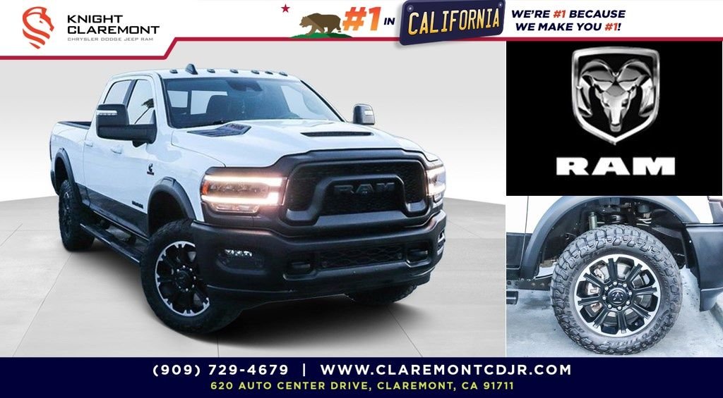 Used 2023 Bright White Clearcoat Ram Rebel image 1