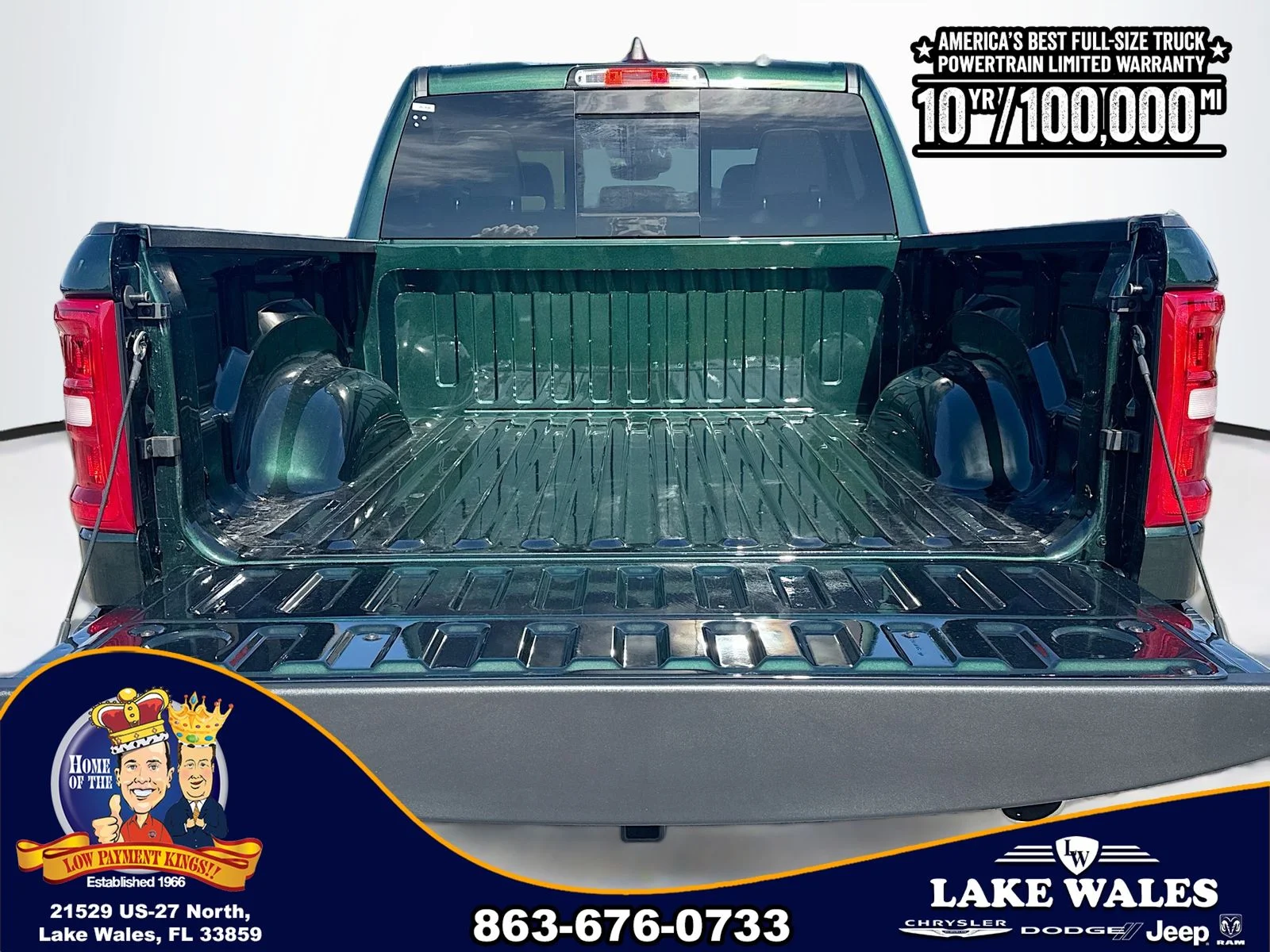 New 2026 Serrano-Green Metallic Exterior Paint RAM Laramie image 26