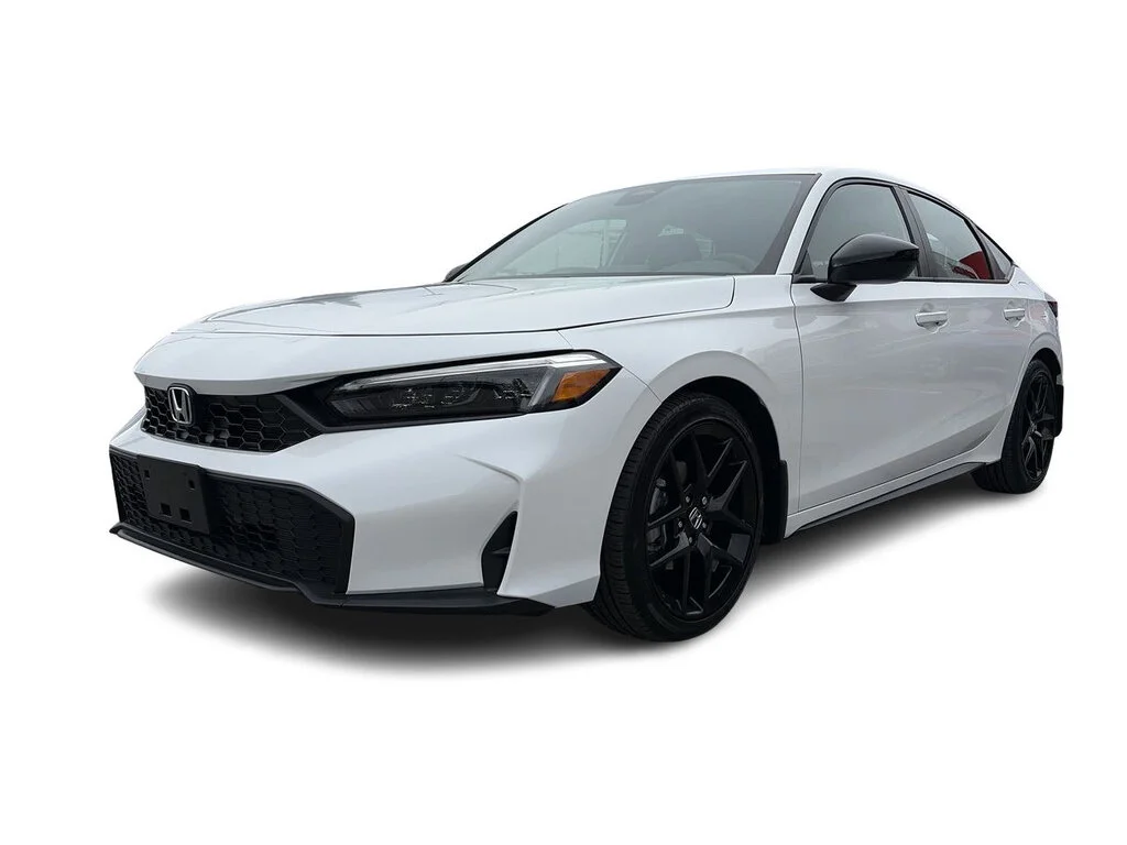 Used 2025 Platinum White Pearl Honda Sport CVT Hatchback Certified Pre-Owned   Clean Ti image 6