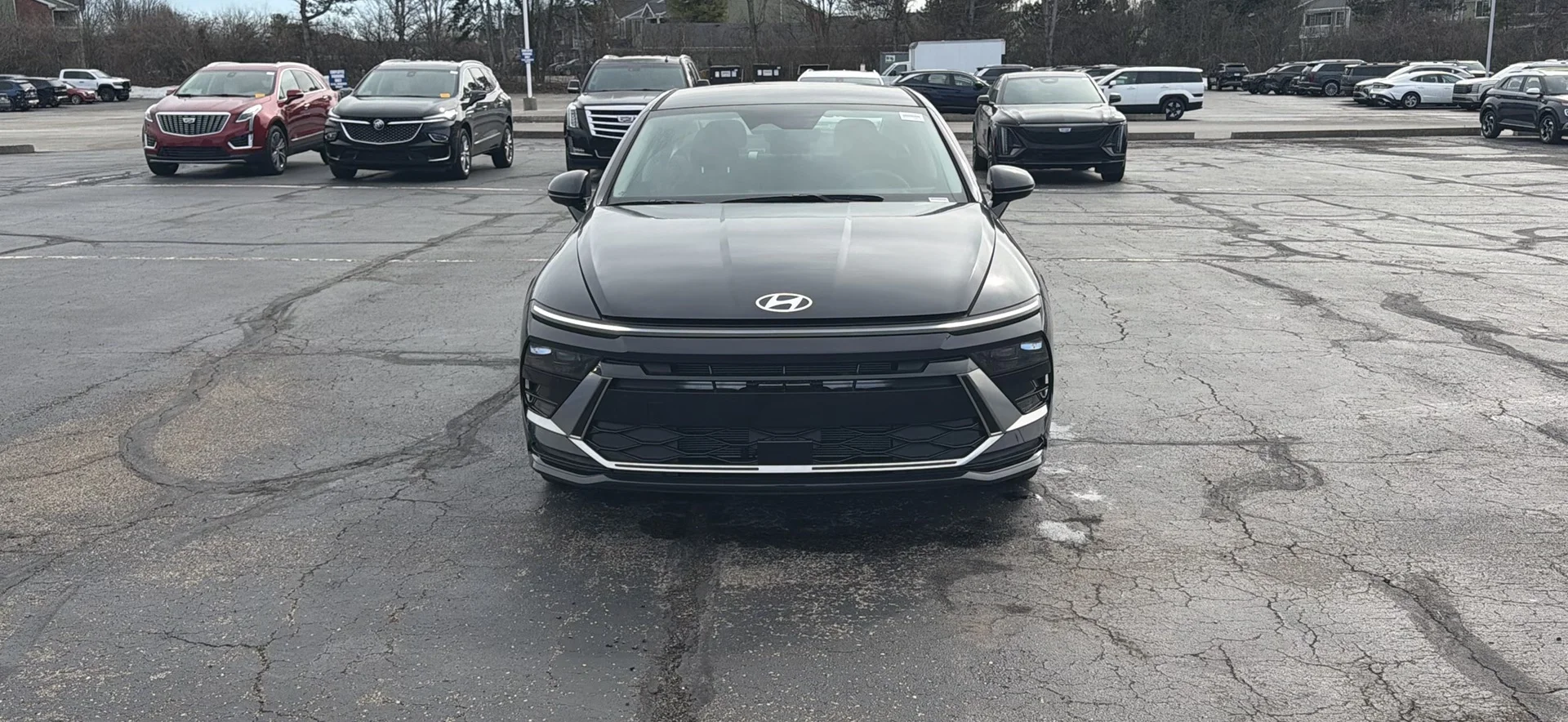 New 2026 Carbon Blue Pearl Hyundai SEL Sport image 3