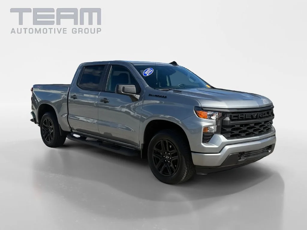 Used 2025 Sterling Gray Metallic Chevrolet Custom image 1