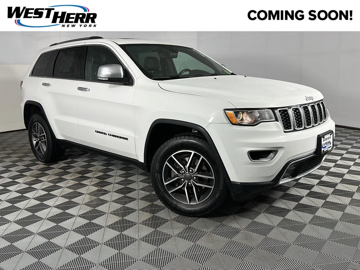 Used 2020 Bright White Clearcoat Jeep Limited image 1