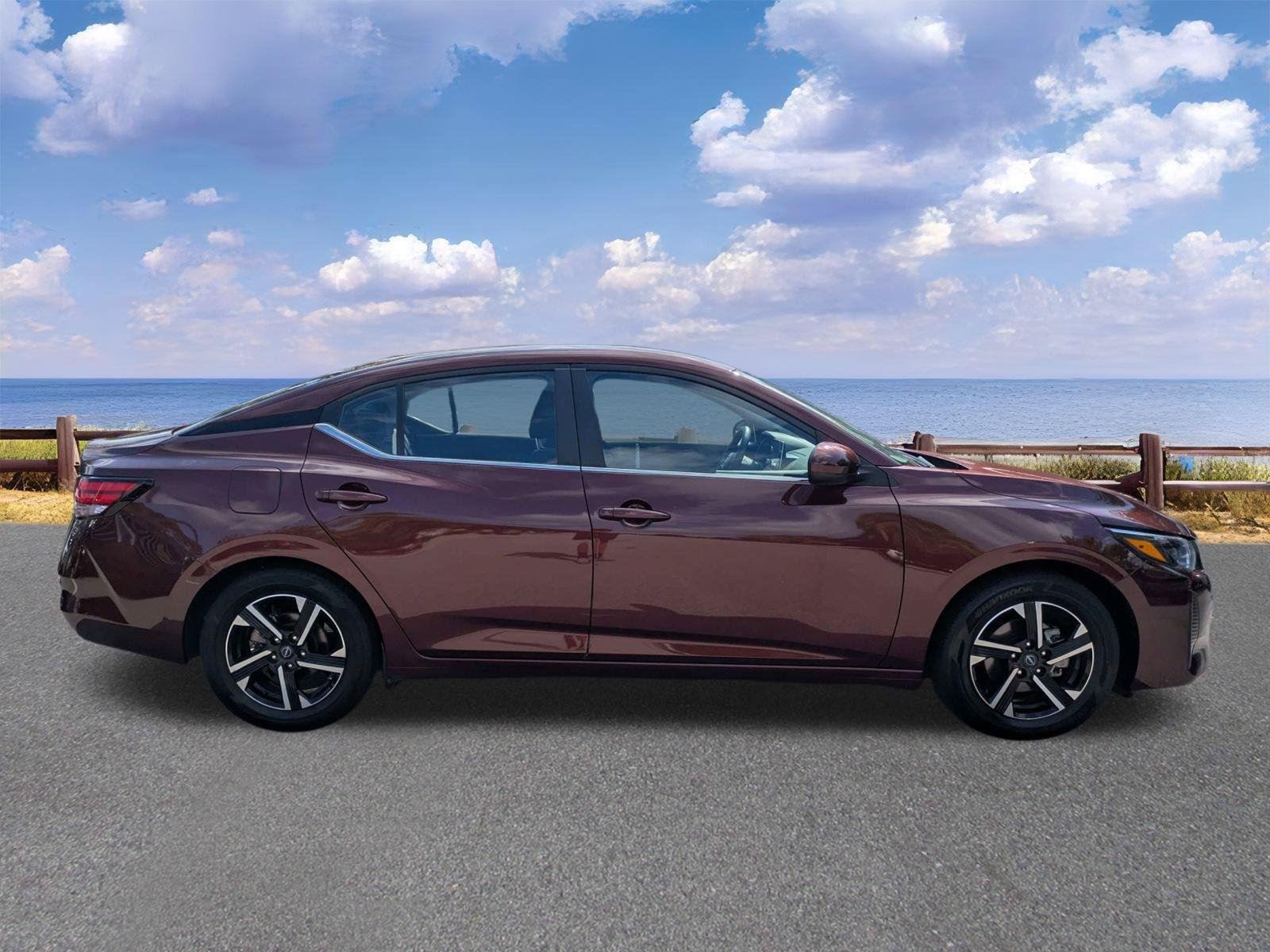 Used 2025 Rosewood Metallic Nissan SV image 9