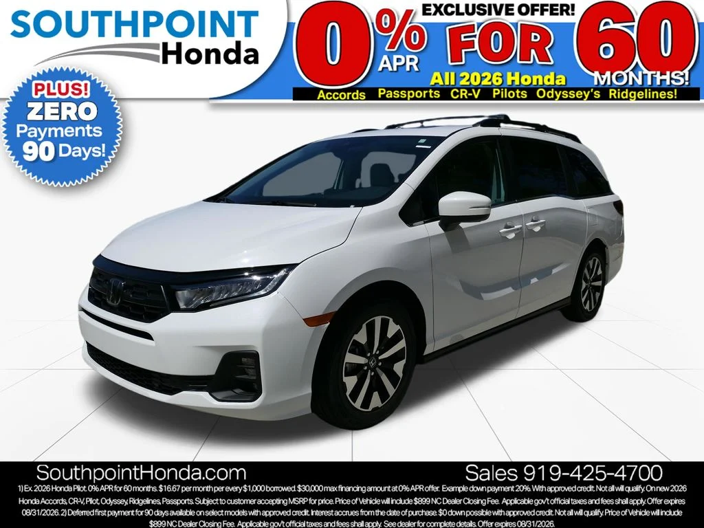New 2026 Platinum White Pearl Honda EX-L image 3