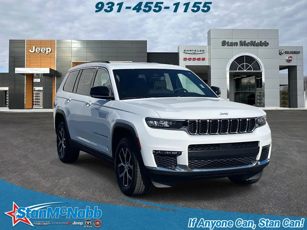Used 2024 Bright White Clearcoat Jeep Limited image 1
