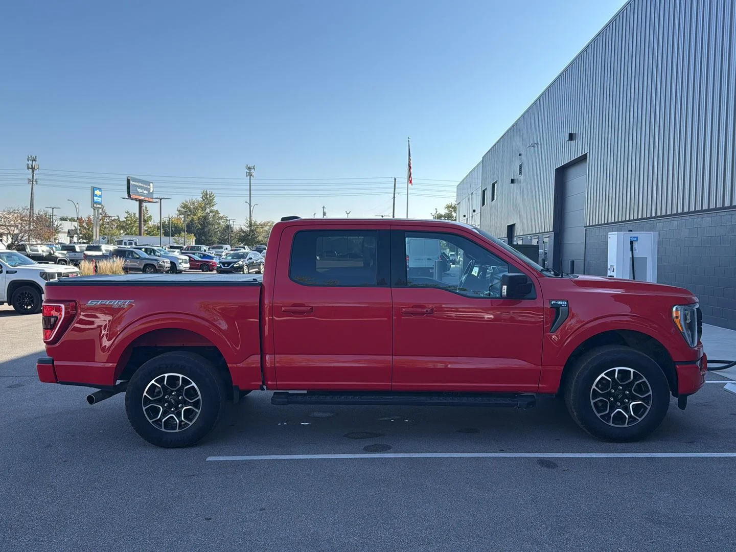 Used 2022 Race Red Ford XLT image 2