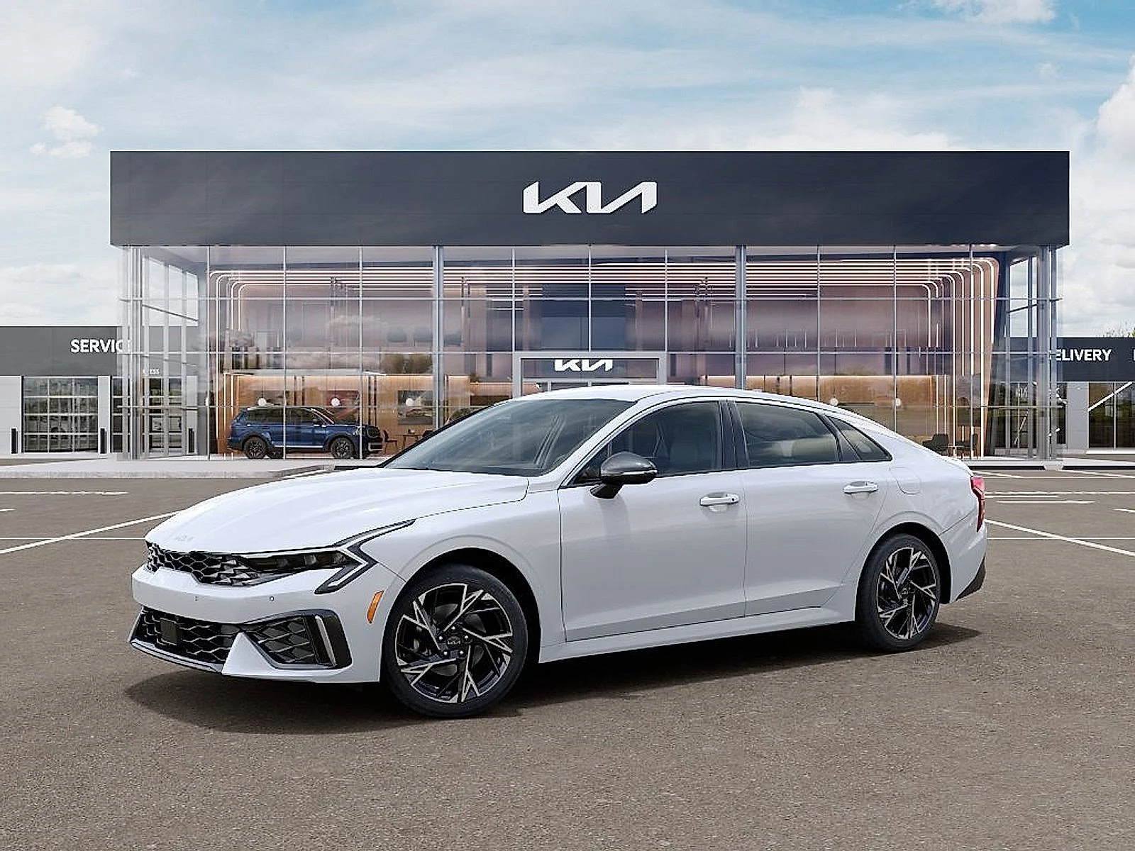 New 2026 Snow White Pearl Kia GT-Line AWD image 3