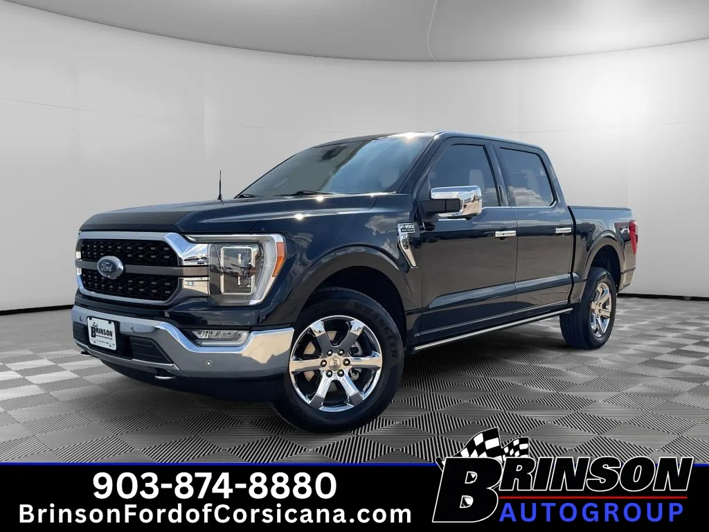 Used 2022 Agate Black Metallic Ford King Ranch image 1