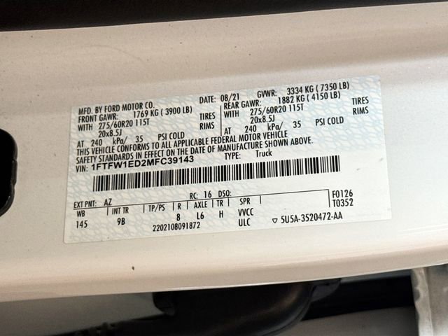 2021 Ford F-150 Platinum - Photo 34