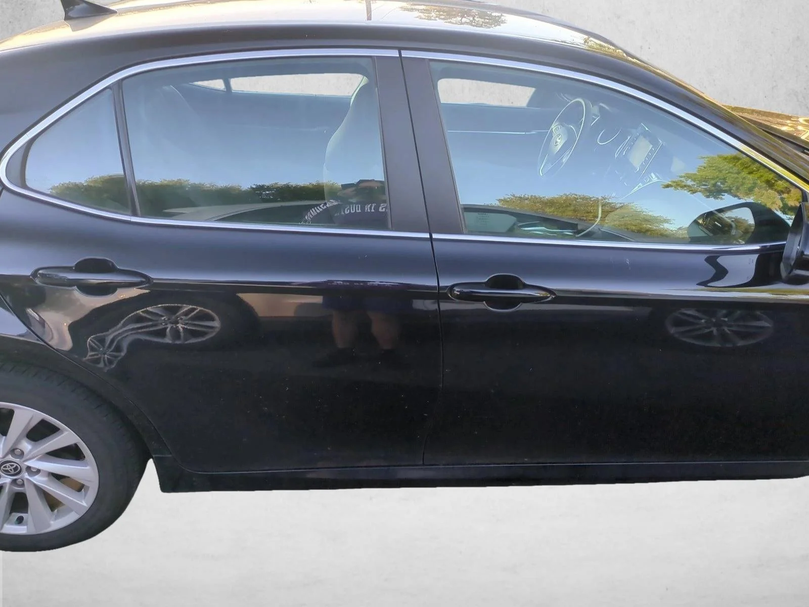 Used 2024 Midnight Black Metallic Toyota LE image 4