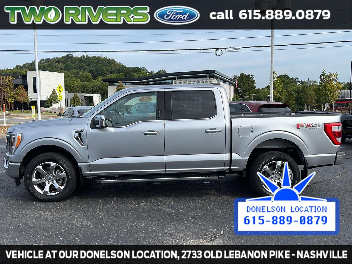 Used 2021 Iconic Silver Ford LARIAT image 8