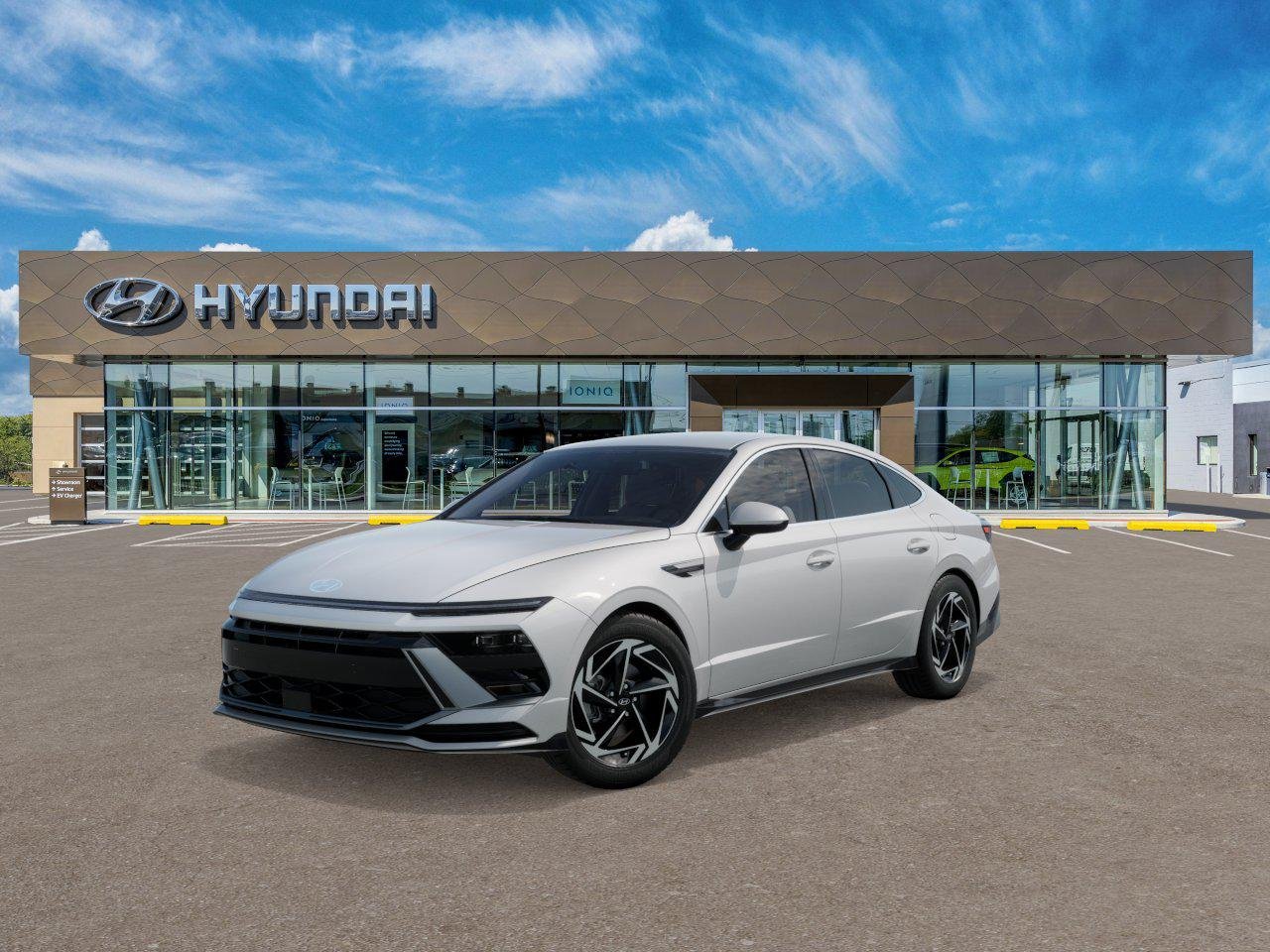 New 2026 Serenity White Hyundai SEL Sport image 1