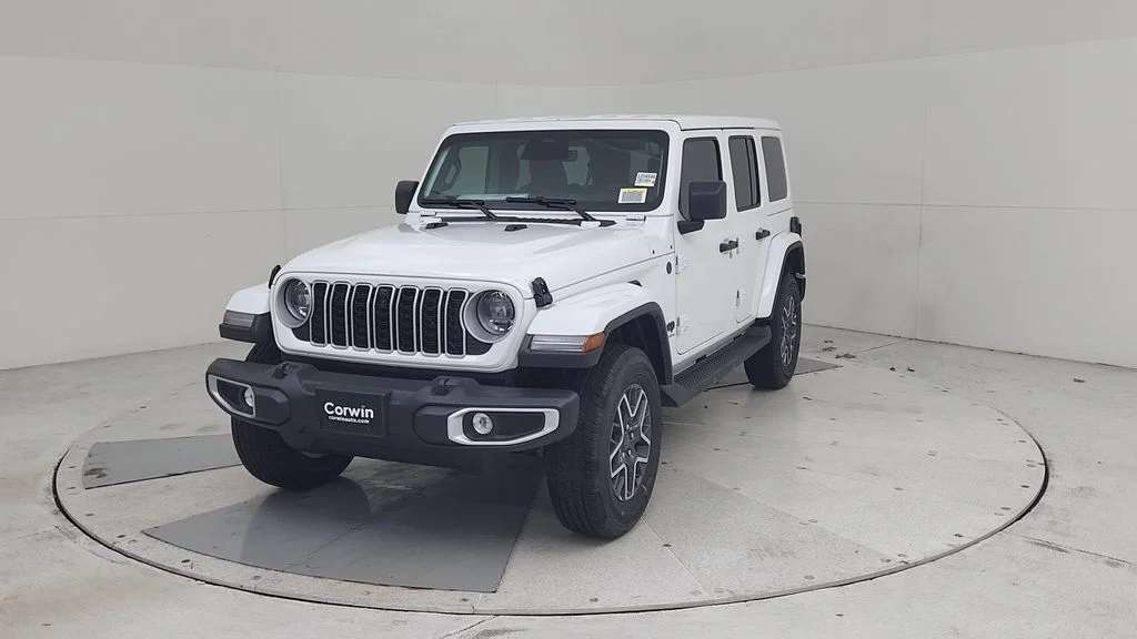 New 2026 Bright White Clear-Coat Exterior Paint Jeep Sahara image 6