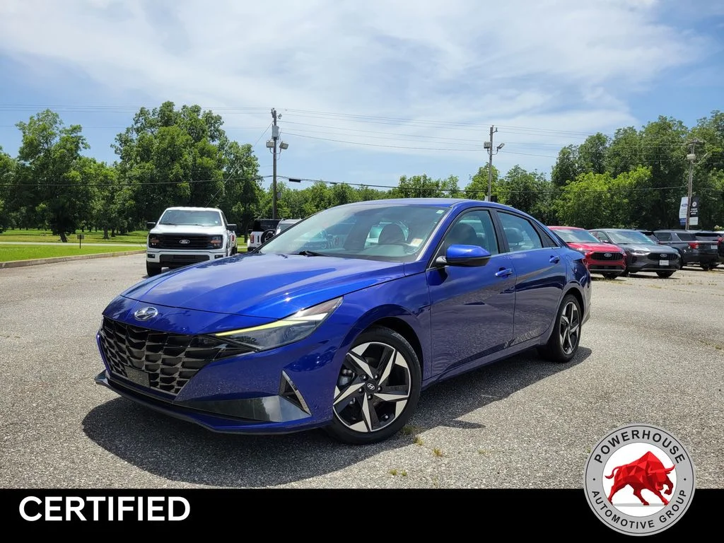 Used 2022 Blue Hyundai Limited image 1