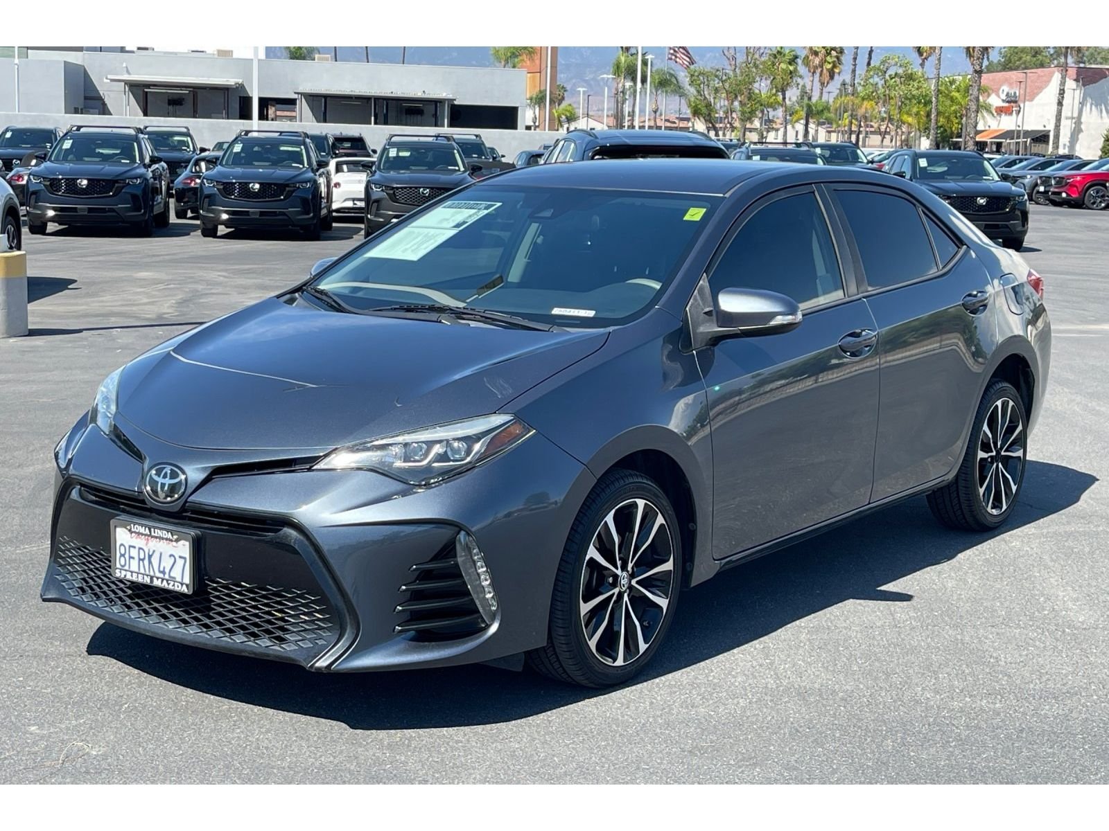 Used 2019 Toyota Corolla SE with VIN 2T1BURHE7KC144896 for sale in Loma Linda, CA