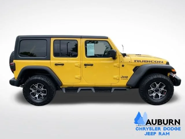 Used 2021 Yellow Jeep Unlimited Rubicon image 9