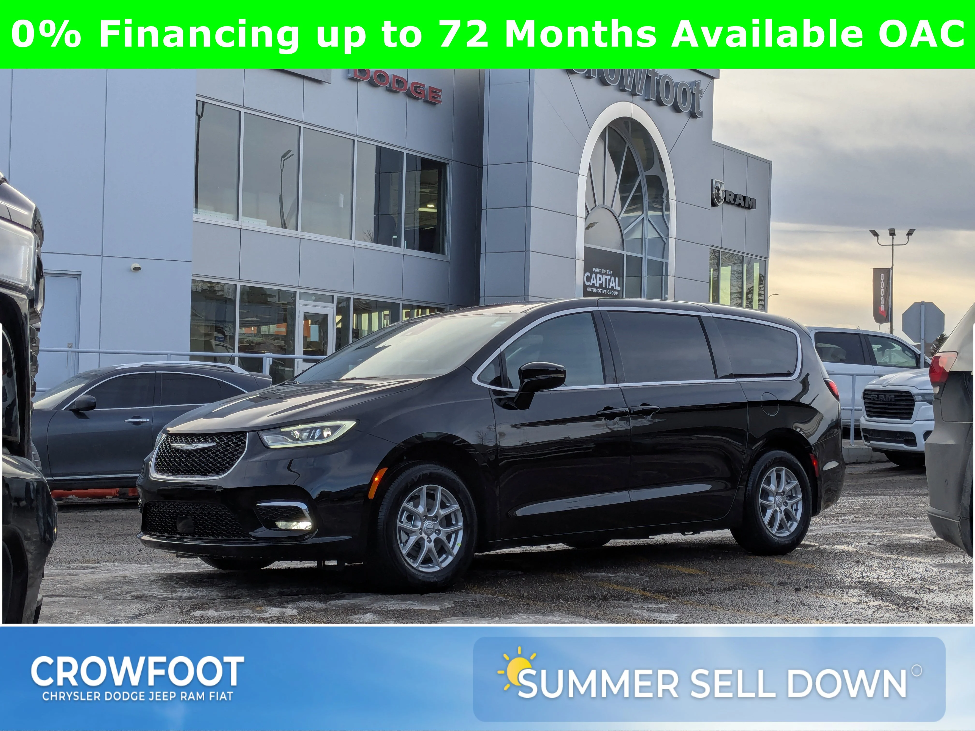 New 2026 Black Chrysler Select - Capri Leather - Power Sliding Doors - Stow & Go & Tons More! image 1